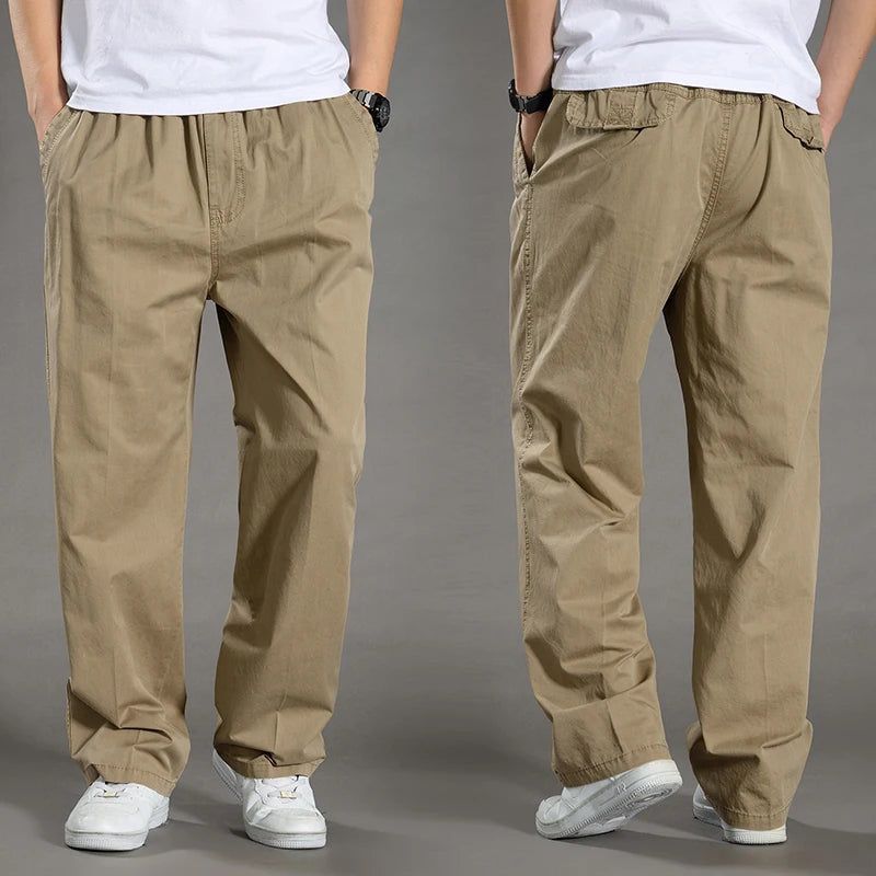 Pantalón cargo gris loose fit bolsillos laterales Hilos & Co
