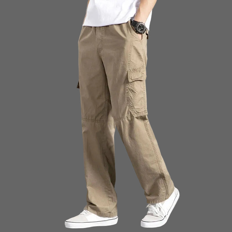Detalle bolsillos cargo pantalón jogger Hilos & Co México
