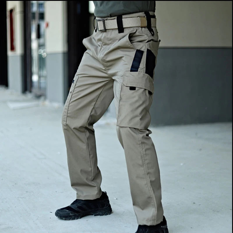 Pantalón Táctico Cargo Hombre Mujer Multi-Bolsillos Streetwear Urbano