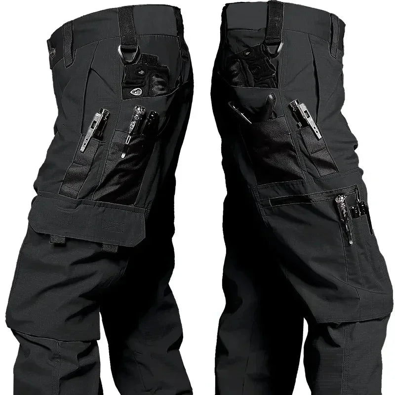 Pantalón Táctico Cargo Hombre Mujer Multi-Bolsillos Streetwear Urbano