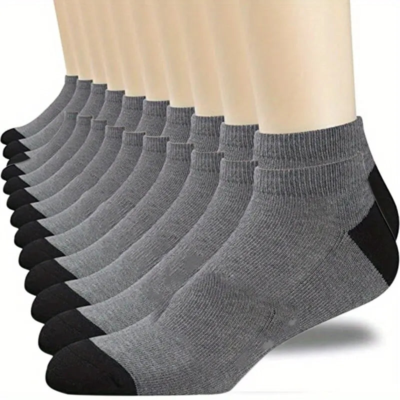 Calcetines Tobilleros Pack 5 o 10 Pares Algodón Unisex Cómodos Básicos