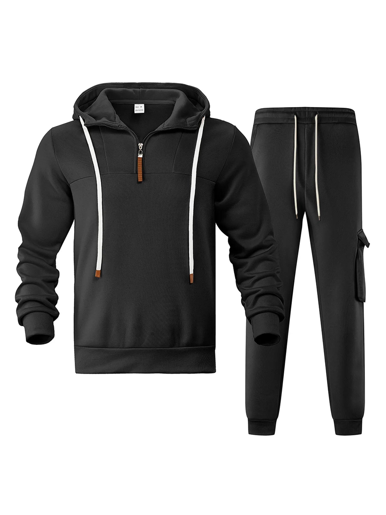 Conjunto streetwear gris hombre mujer sudadera y pantalón loose fit