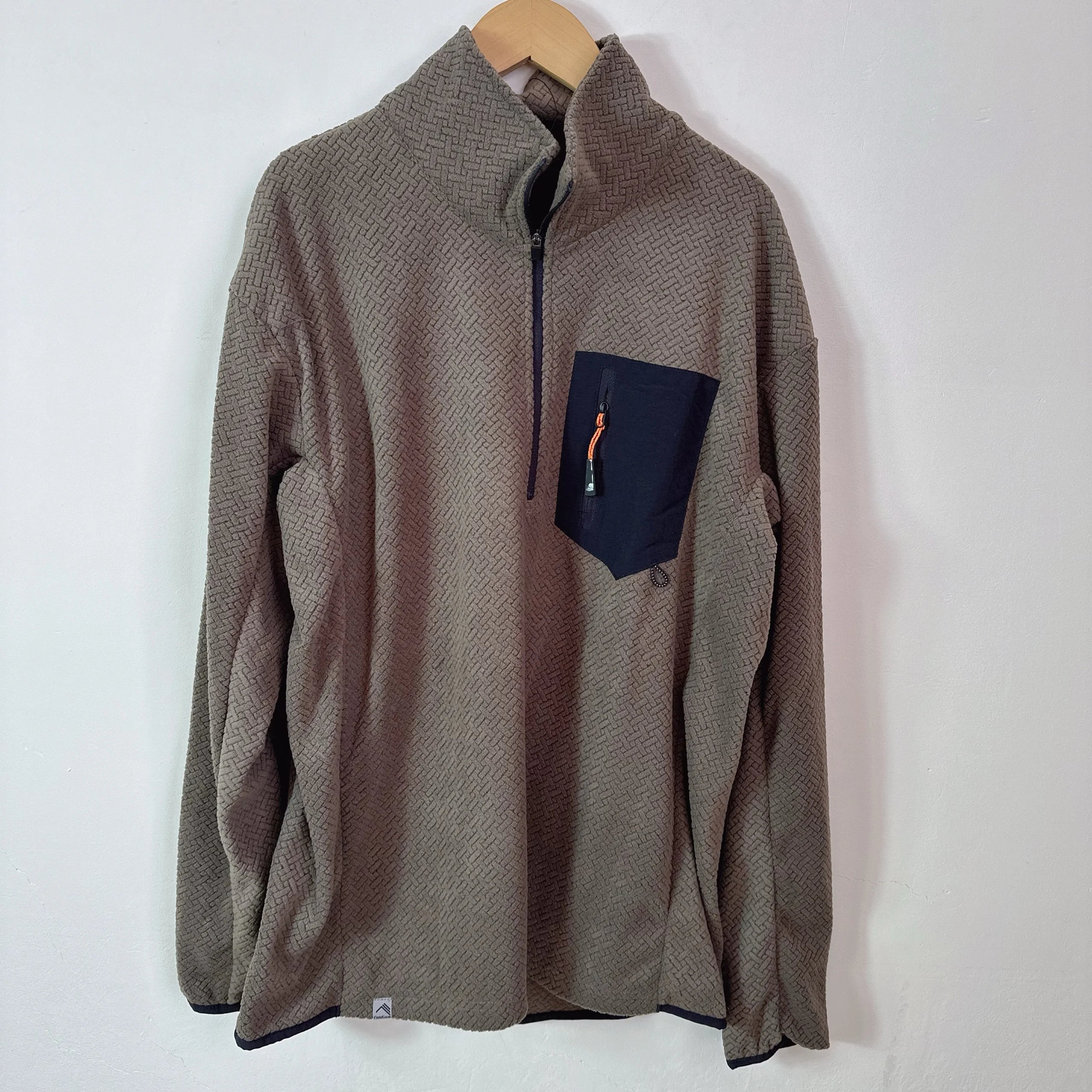 Sudadera con zipper azul marino heavyweight Hilos & Co México