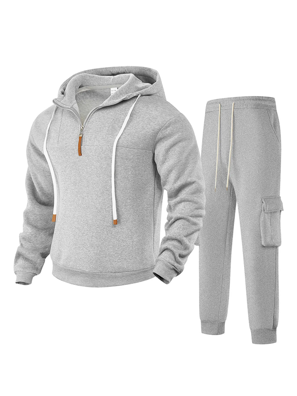 Conjunto heavyweight azul marino sudadera y pantalón streetwear