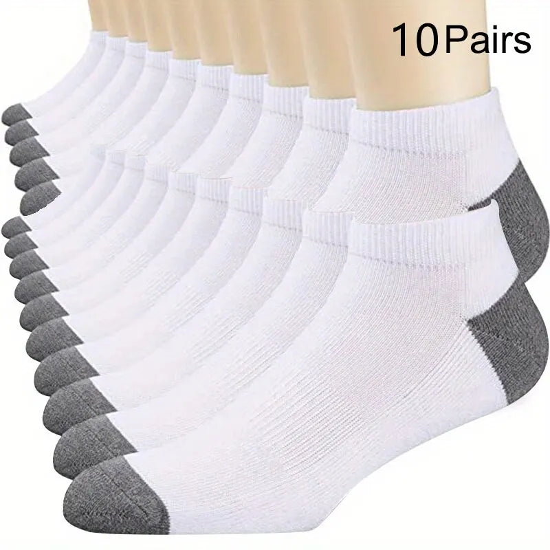 Calcetines Tobilleros Pack 5 o 10 Pares Algodón Unisex Cómodos Básicos