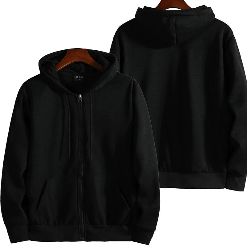 Hoodie zipper gris hombre mujer oversized invierno México