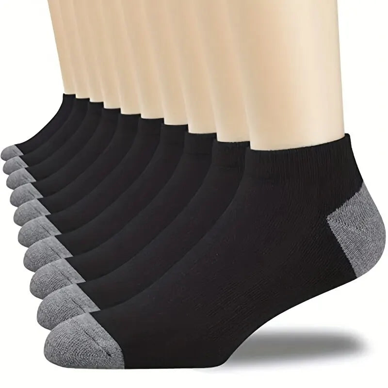 Calcetines Tobilleros Pack 5 o 10 Pares Algodón Unisex Cómodos Básicos