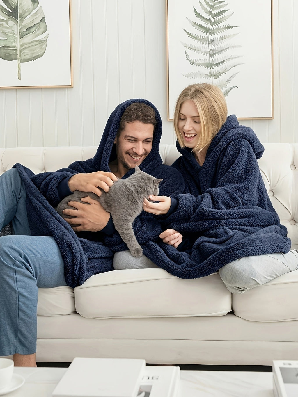 Oversized Hooded Blanket Hoodie-1