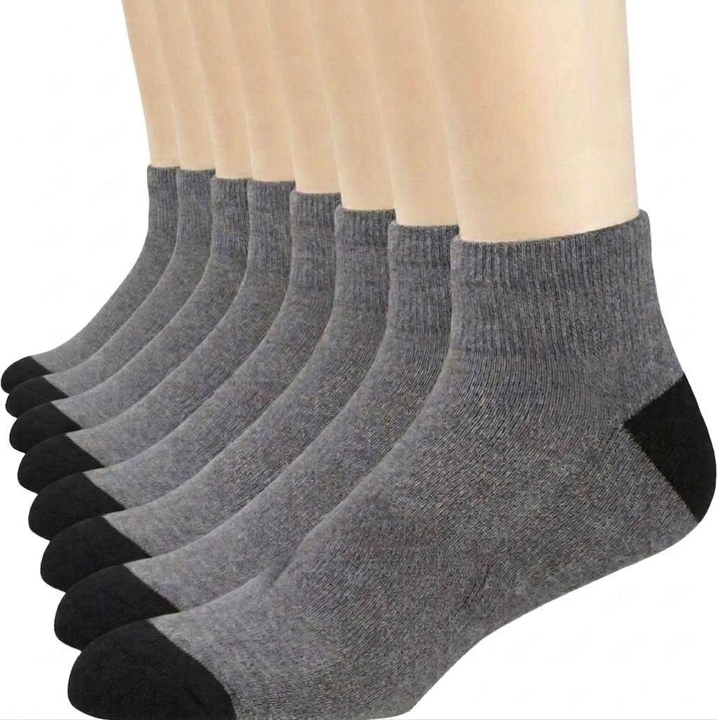 Calcetines Tobilleros Pack 5 o 10 Pares Algodón Unisex Cómodos Básicos