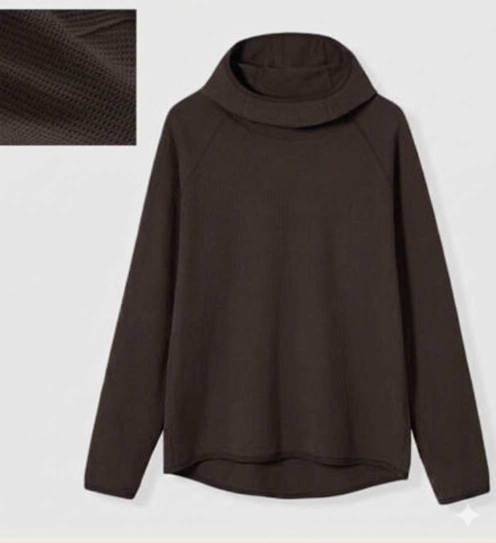 Guía de tallas sudadera waffle heavyweight Hilos & Co