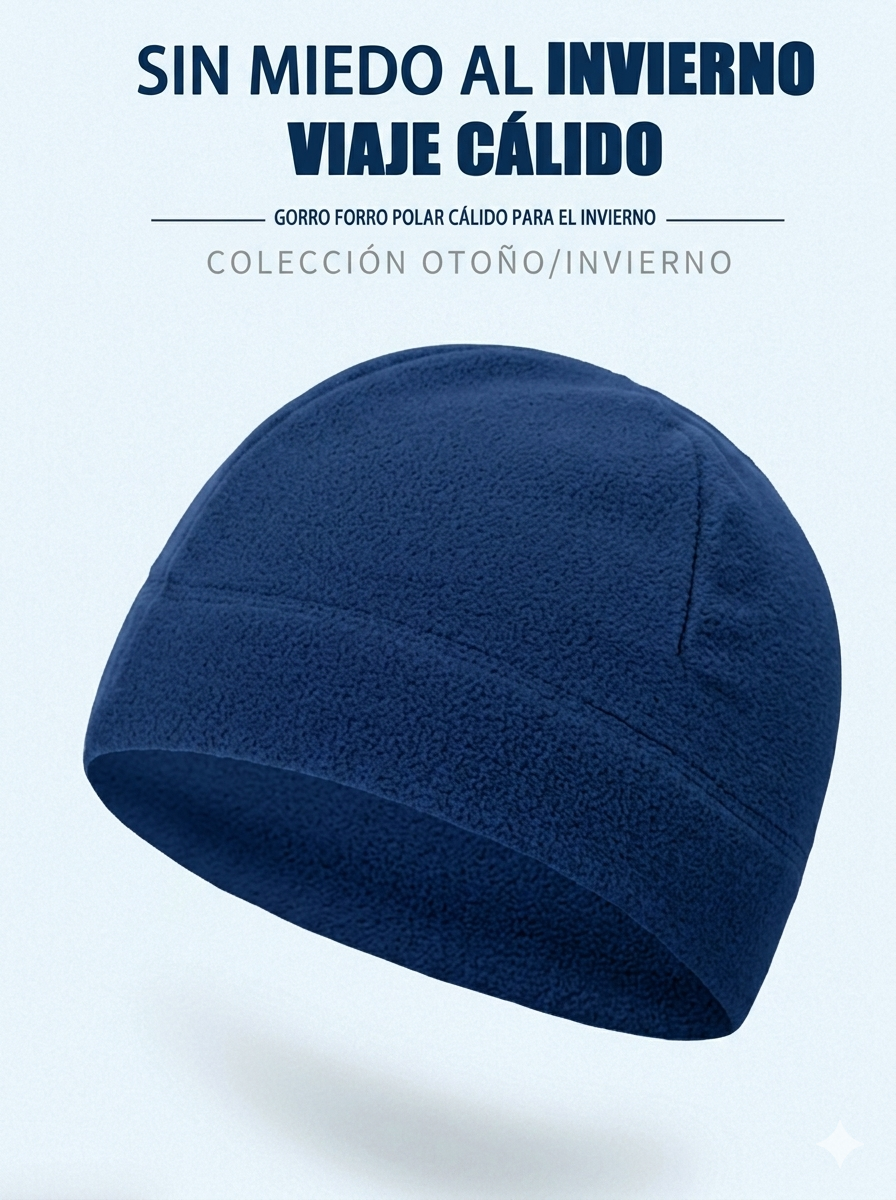 Gorro Beanie Térmico Unisex Invierno Urbano Minimalista